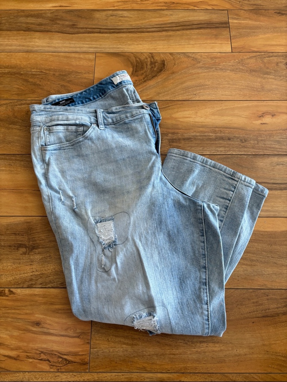 Torrid Light Blue Skinny Distressed Jeans